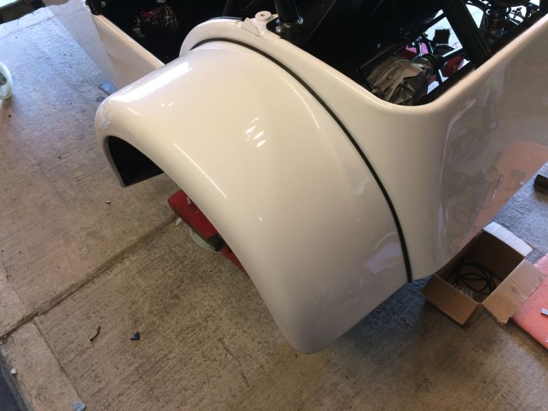 Other rear wing fitted