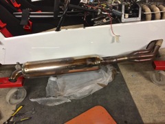  4/4 Exhaust fitted