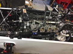 Starting work on coolant and oil hoses